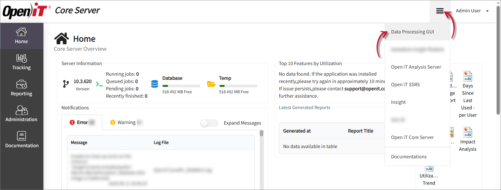 Click Data Processing GUI