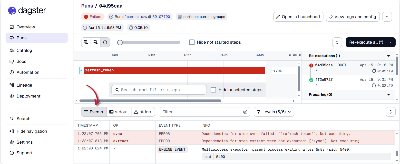 Check Error Details