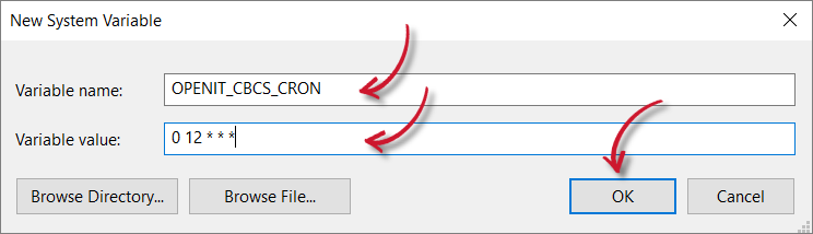 Configure Job Schedule