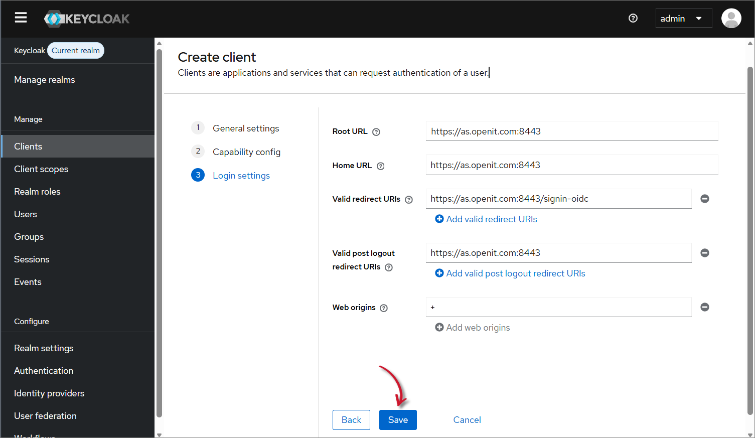 Configure Login Settings