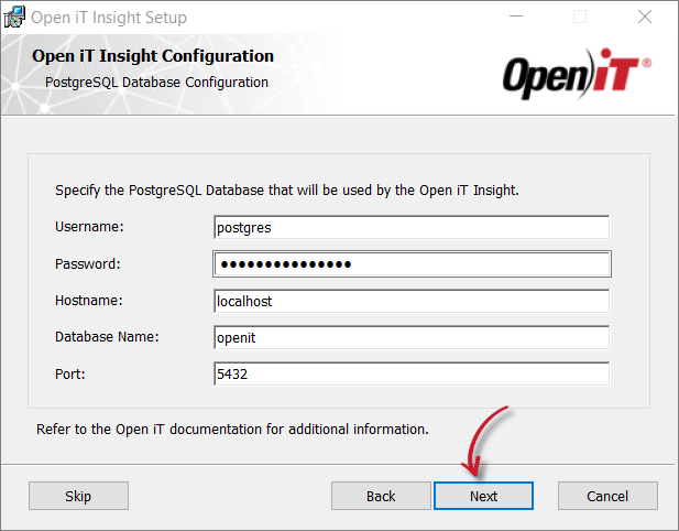 PostgreSQL Database Configuration