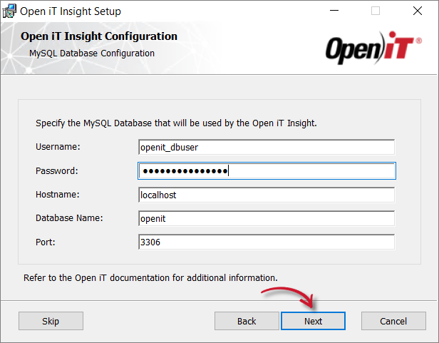 MySQL Database Configuration