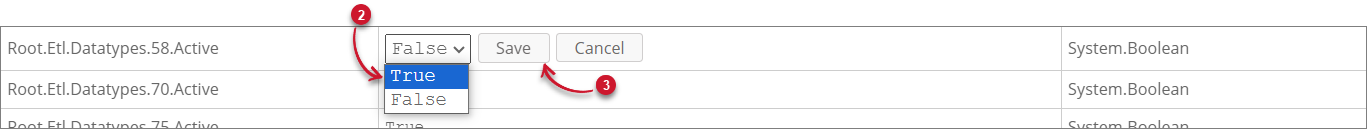 Activating Data Types