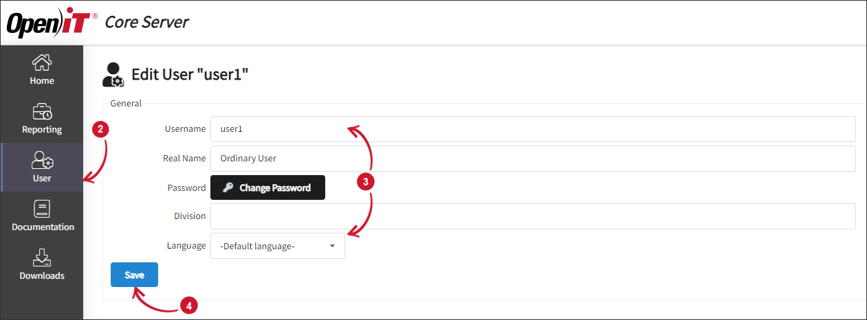 User Setting Update