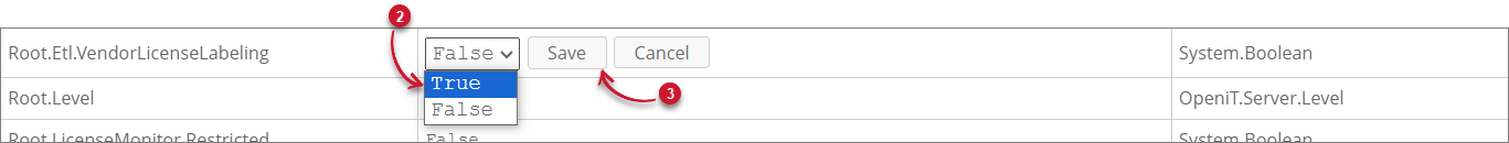 Activating Root.Etl.VendorLicenseLabeling