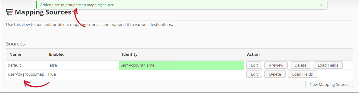 Added Mapping Sources