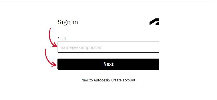 Sign in Autodesk Account