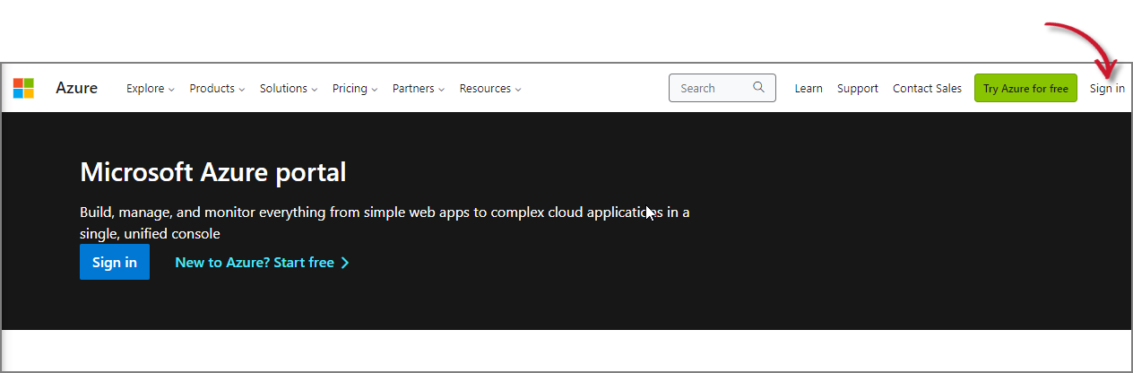 Microsoft Azure Website