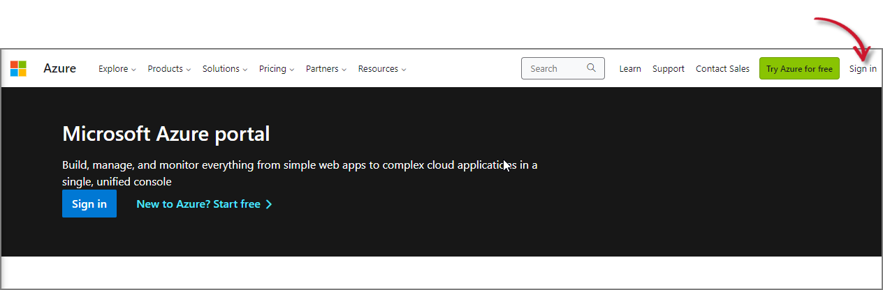 Microsoft Azure Website