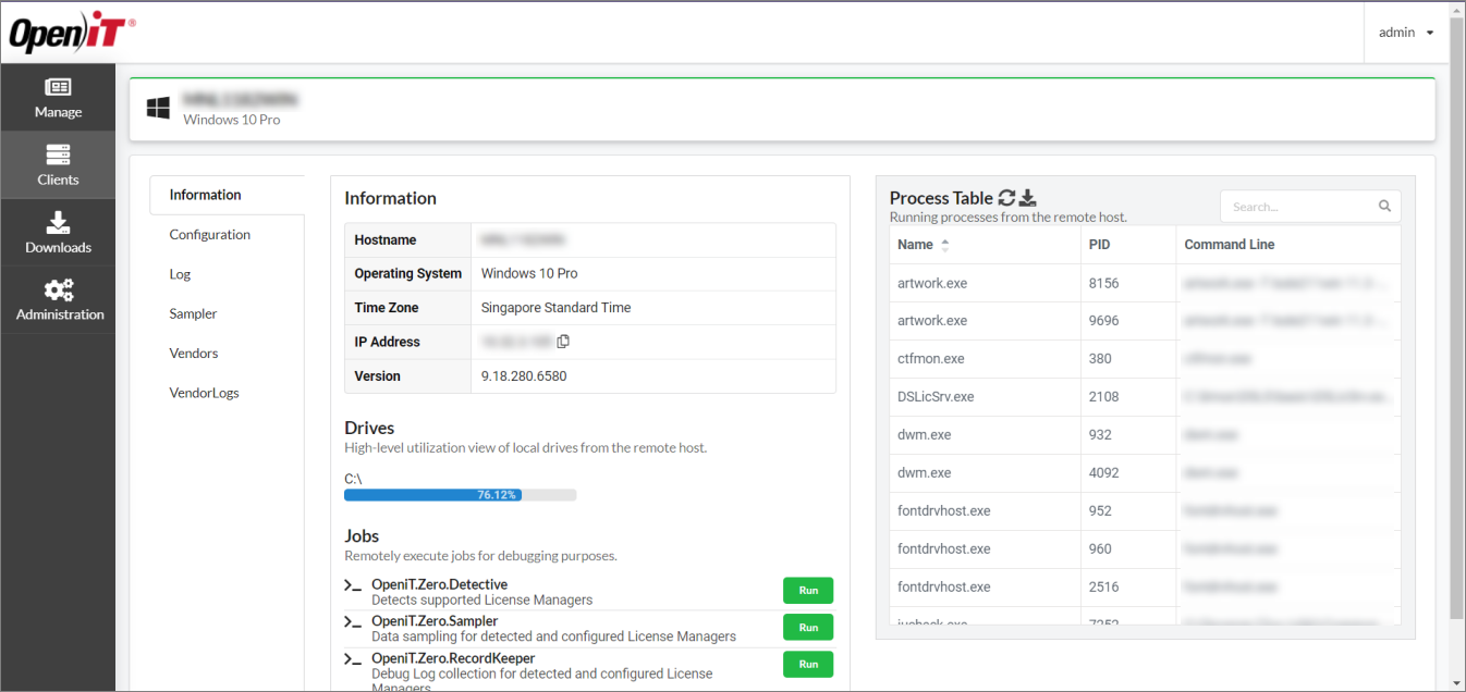 Remote Client Management