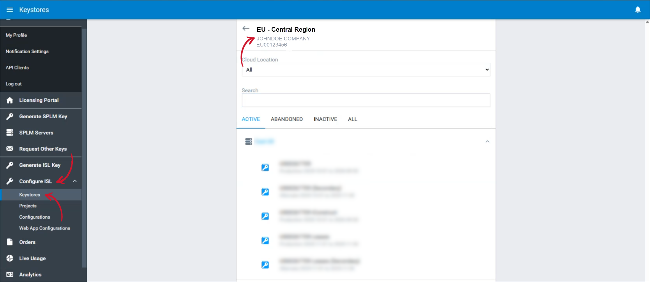 Locating Company Code