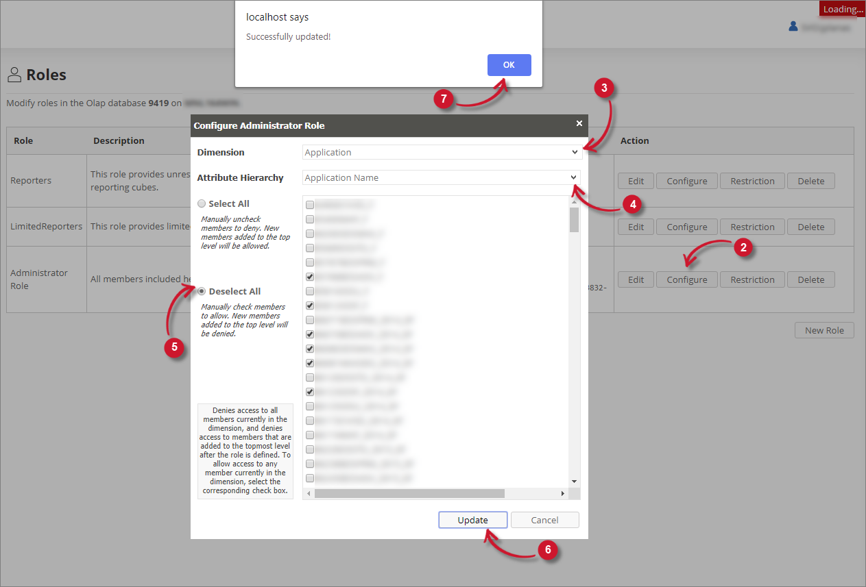 Configuring Role Data Restrictions