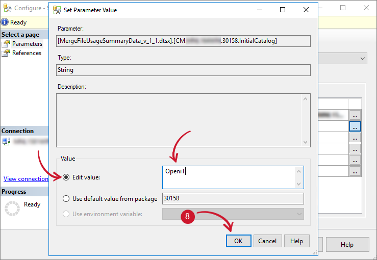 Configuring SSIS Package - Edit Initial Catalog