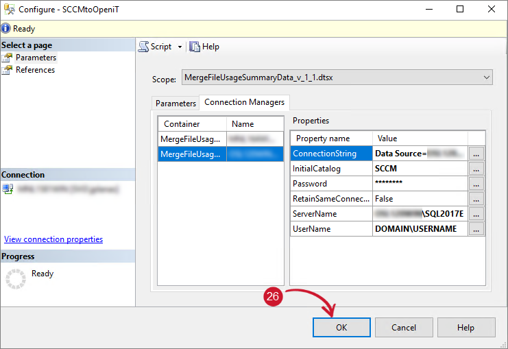  Configuring SSIS Package - Save Changes