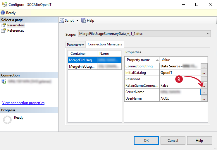  Configuring SSIS Package - Server Name