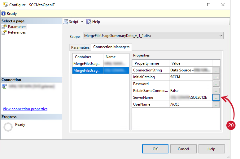  Configuring SSIS Package - Server Name