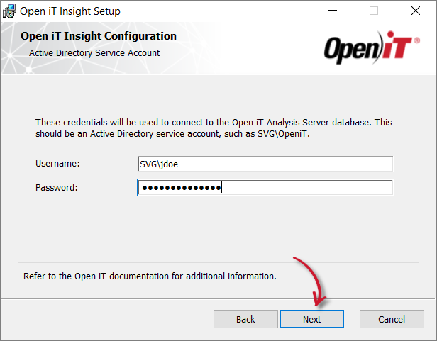 Configure Active Directory Service Account