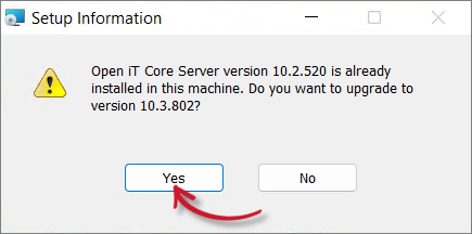 Confirm Upgrade