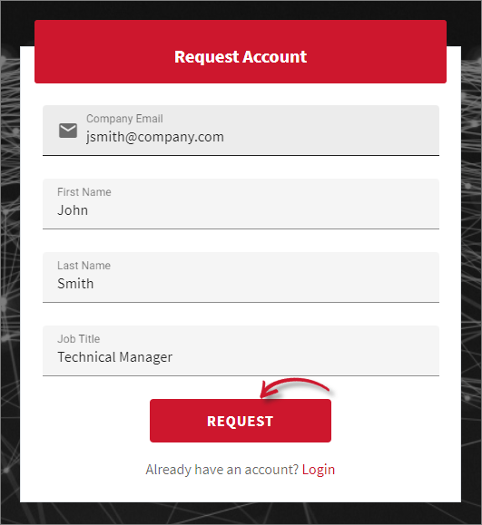 Request Account Details
