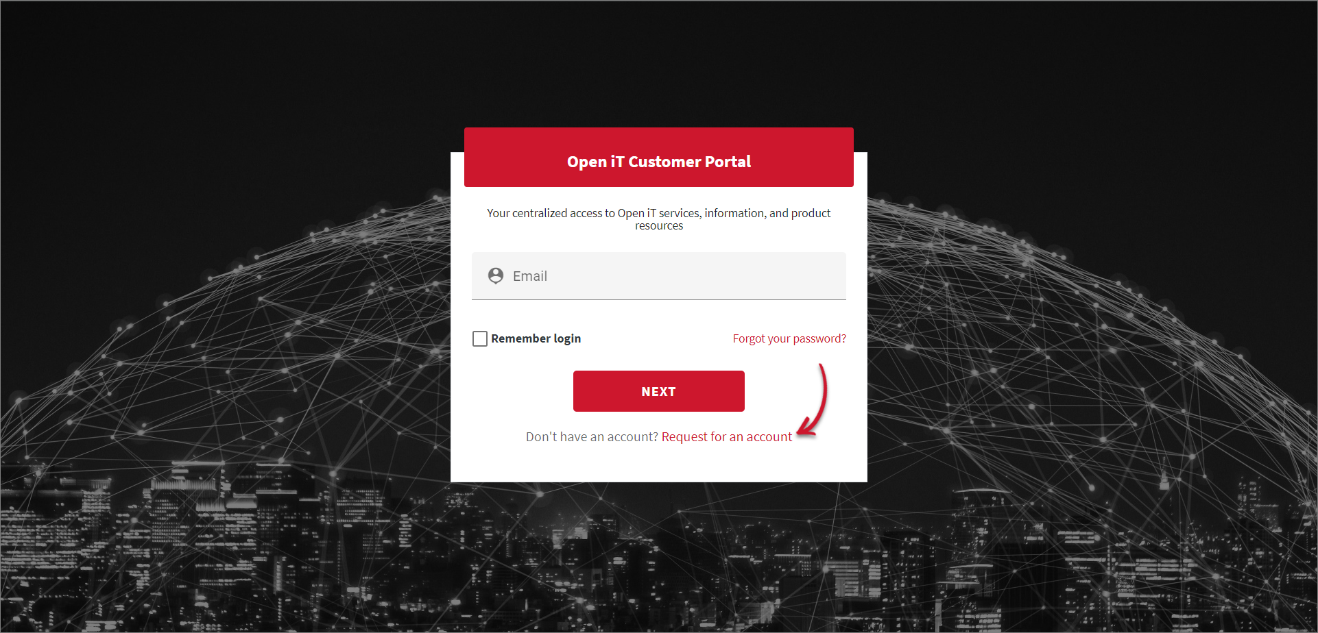 Customer Portal Login