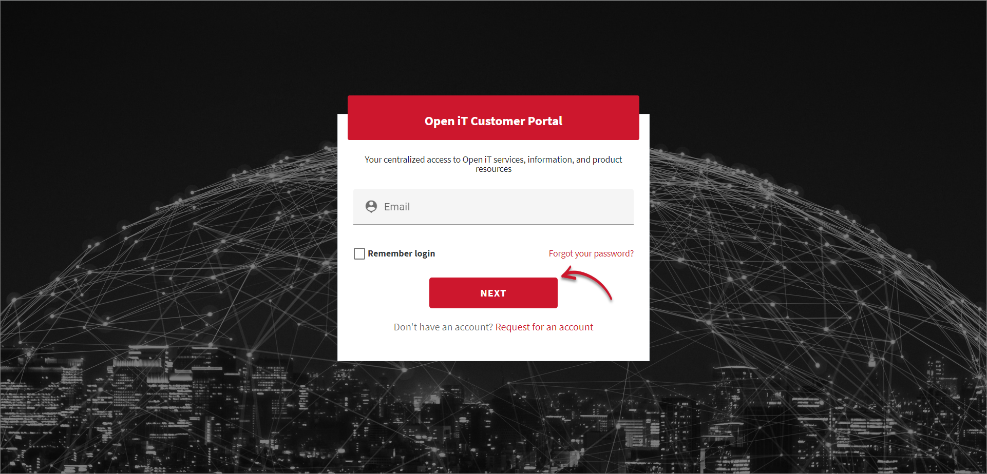 Customer Portal Login