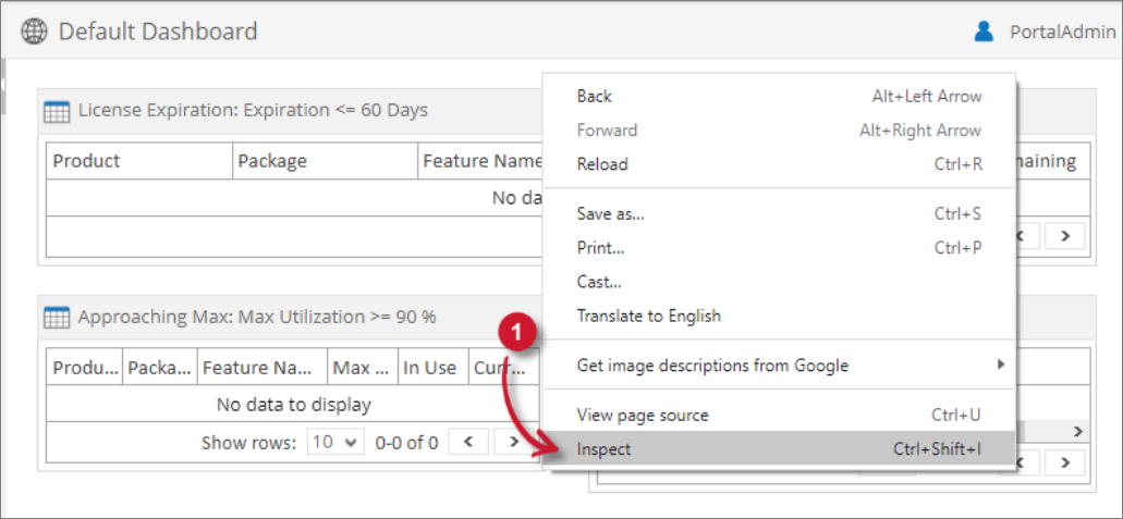 Inspect Web Browser