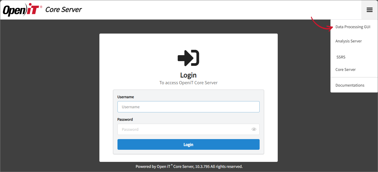 Data Processing GUI Link