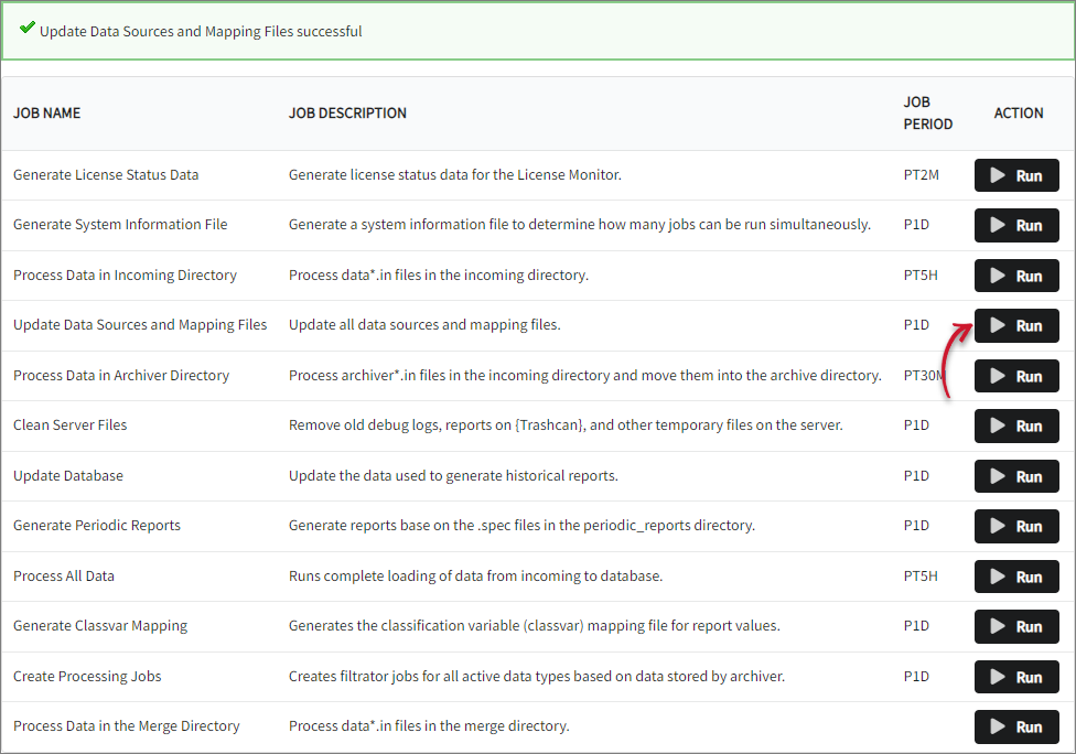 Update Data Sources and Mapping Files