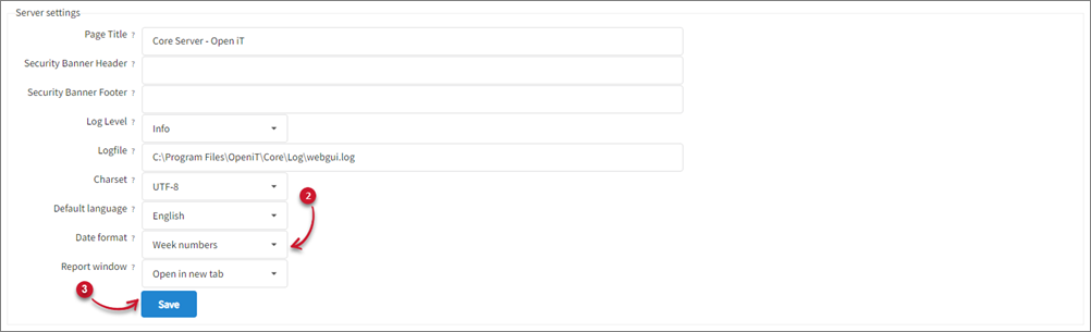 Changing the Date Format used on Generated Reports