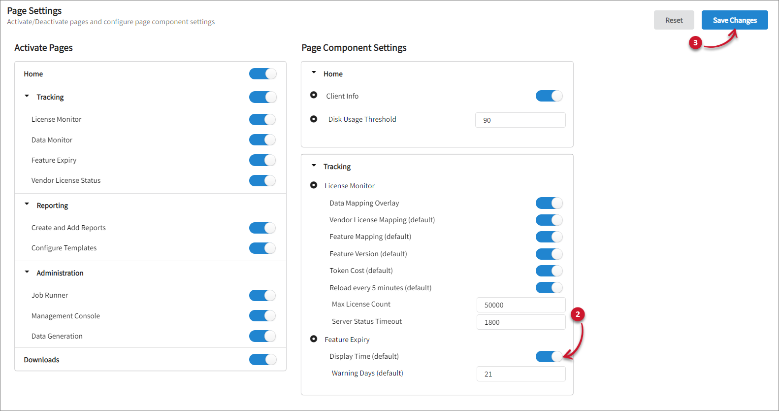 Activating Display Time