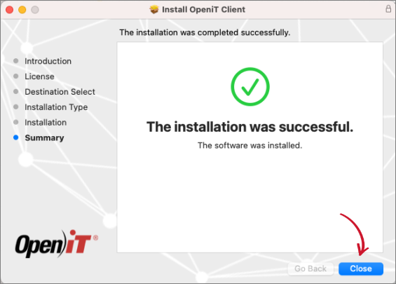 Installation Complete
