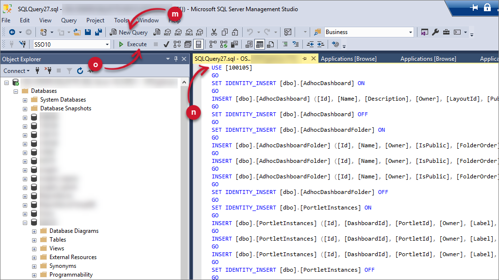 Executing Generated Scripts