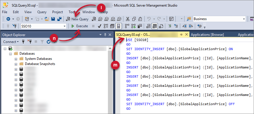 Executing Generated Scripts