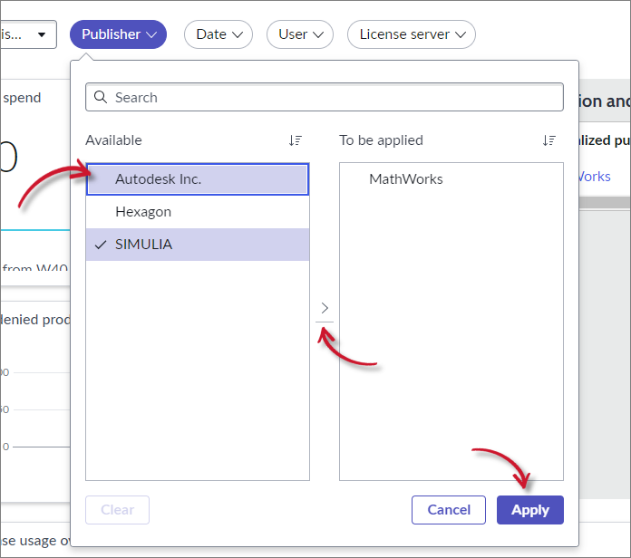 Multiple Filter Selection