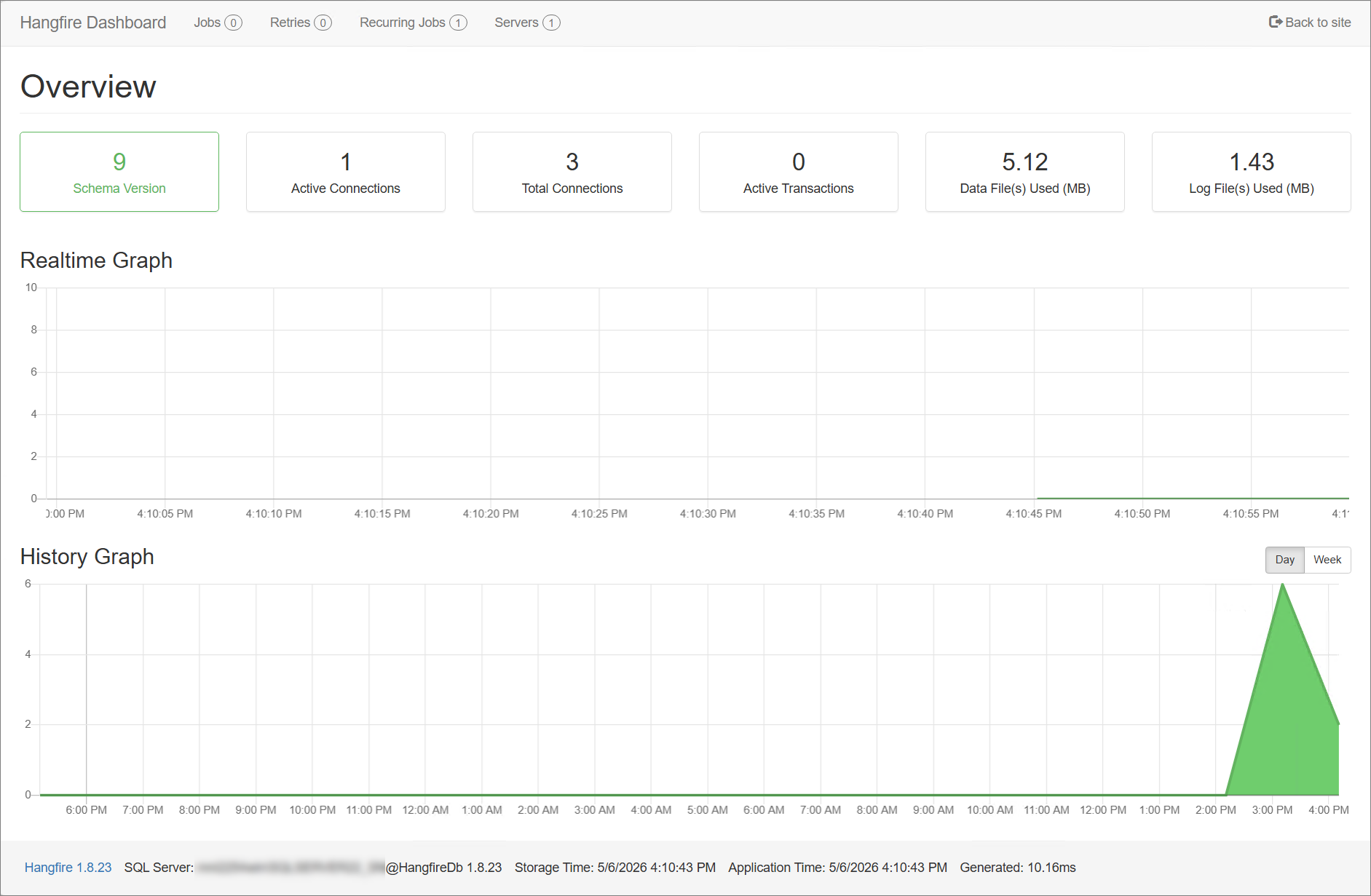 Hangfire Dashboard
