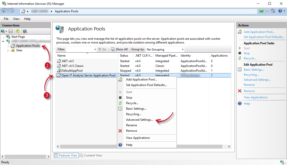 IIS Application Pool