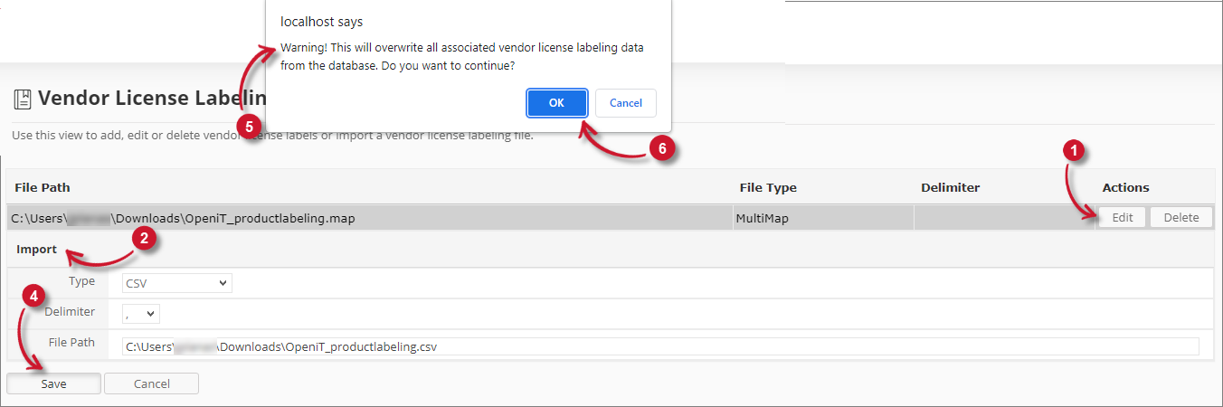 Editing Imported Source File