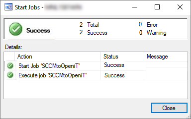 Scheduled Job Results