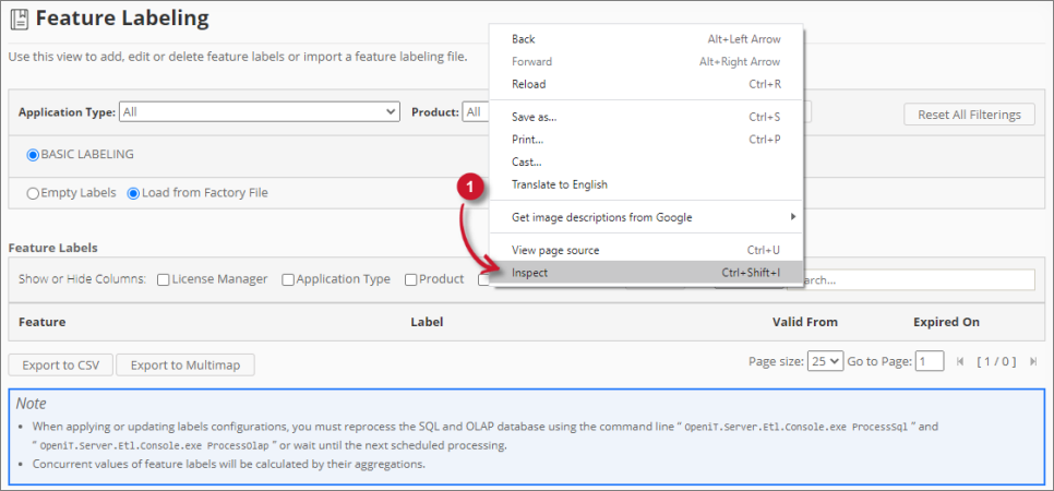 Inspect Web Browser