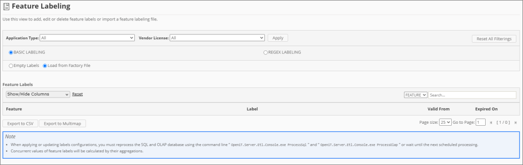No Loaded Data in Labeling