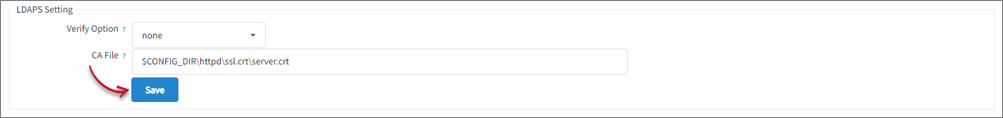LDAPS Settings