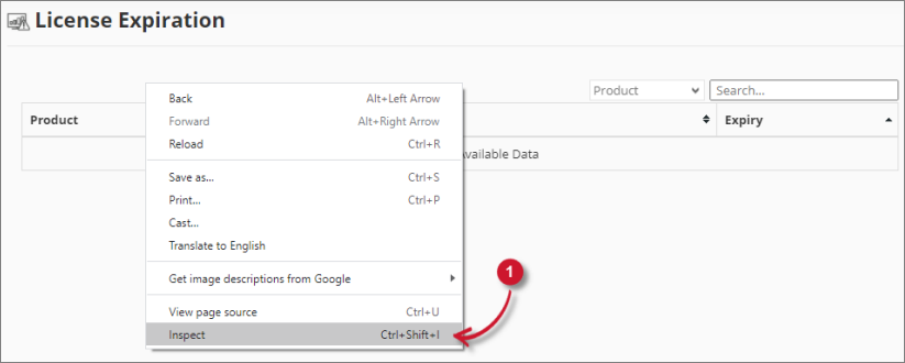 Inspect Web Browser