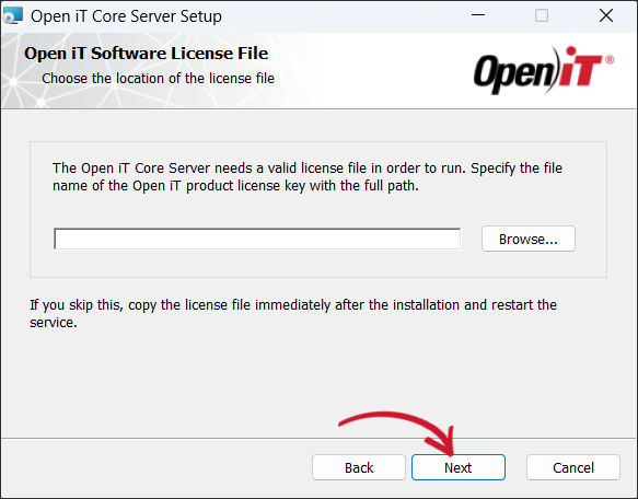 Software License File