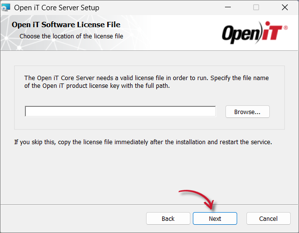 Software License File