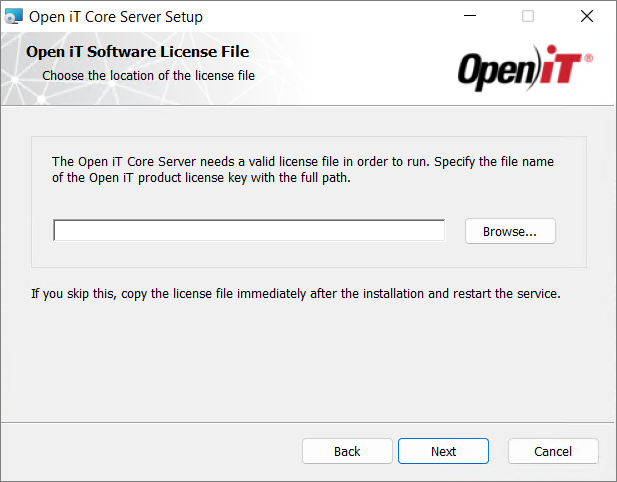 Software License File