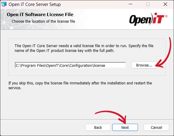 Software License File