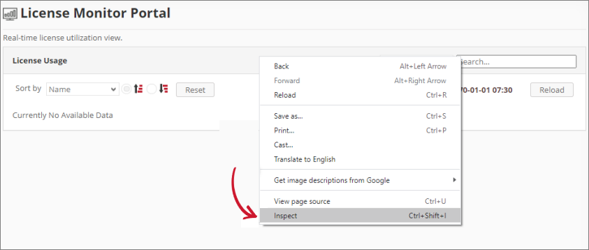 Inspect Web Browser