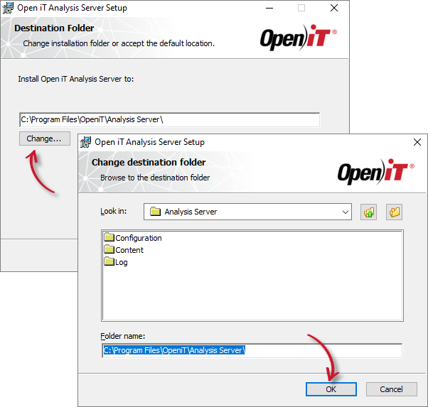 Destination Folder