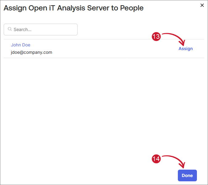 Okta Web App Integration Assigning Users