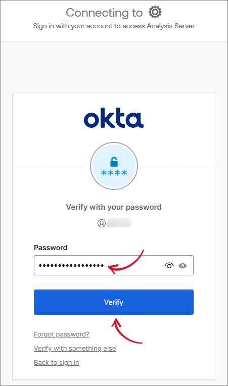 Okta Login Password